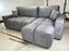 Lenny Corner Storage Sofa Bed (Available in Velvet Natural, Grey or Putty)