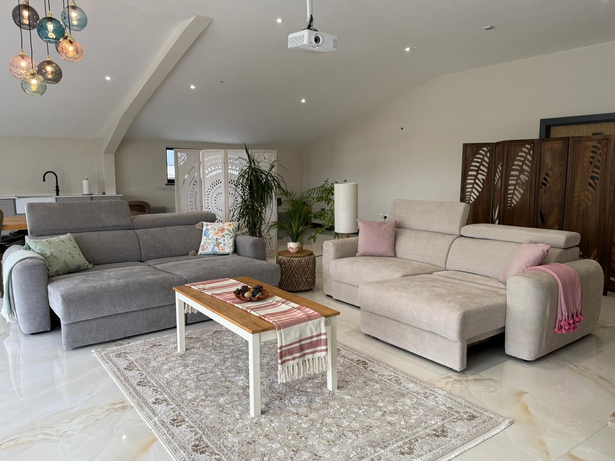 Henley 3 Seat Electric Cinema Sofa (Available in Black, Green, Beige or Grey)
