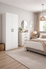 Economy Bedroom Set (Available in Light Grey, White, Oak or Dark Grey)