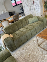 Monaco Cloud 3 Seat Sofa (Available in Beige, Grey or Olive)