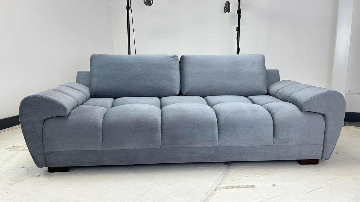 Stella Sofa (Available in Velvet Grey, Velvet Cream, or Velvet Mocha)
