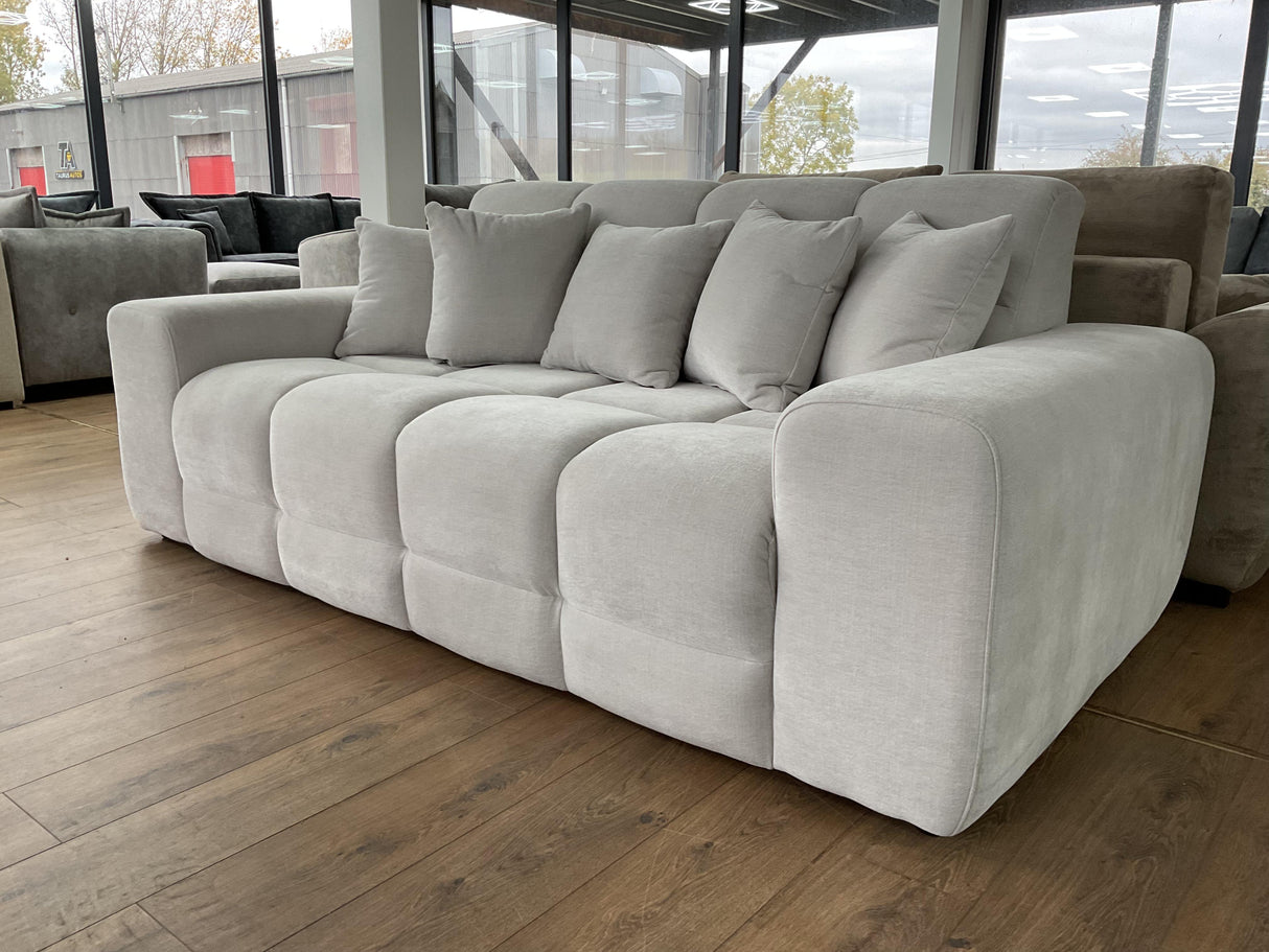 Dubai 3 Seat Sofa (Available in Aston Linen Charcoal or Natural)