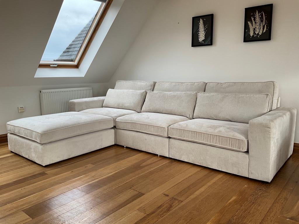 Lola Modular Sofa (Available in Chenille Ivory, Mocha or Grey)