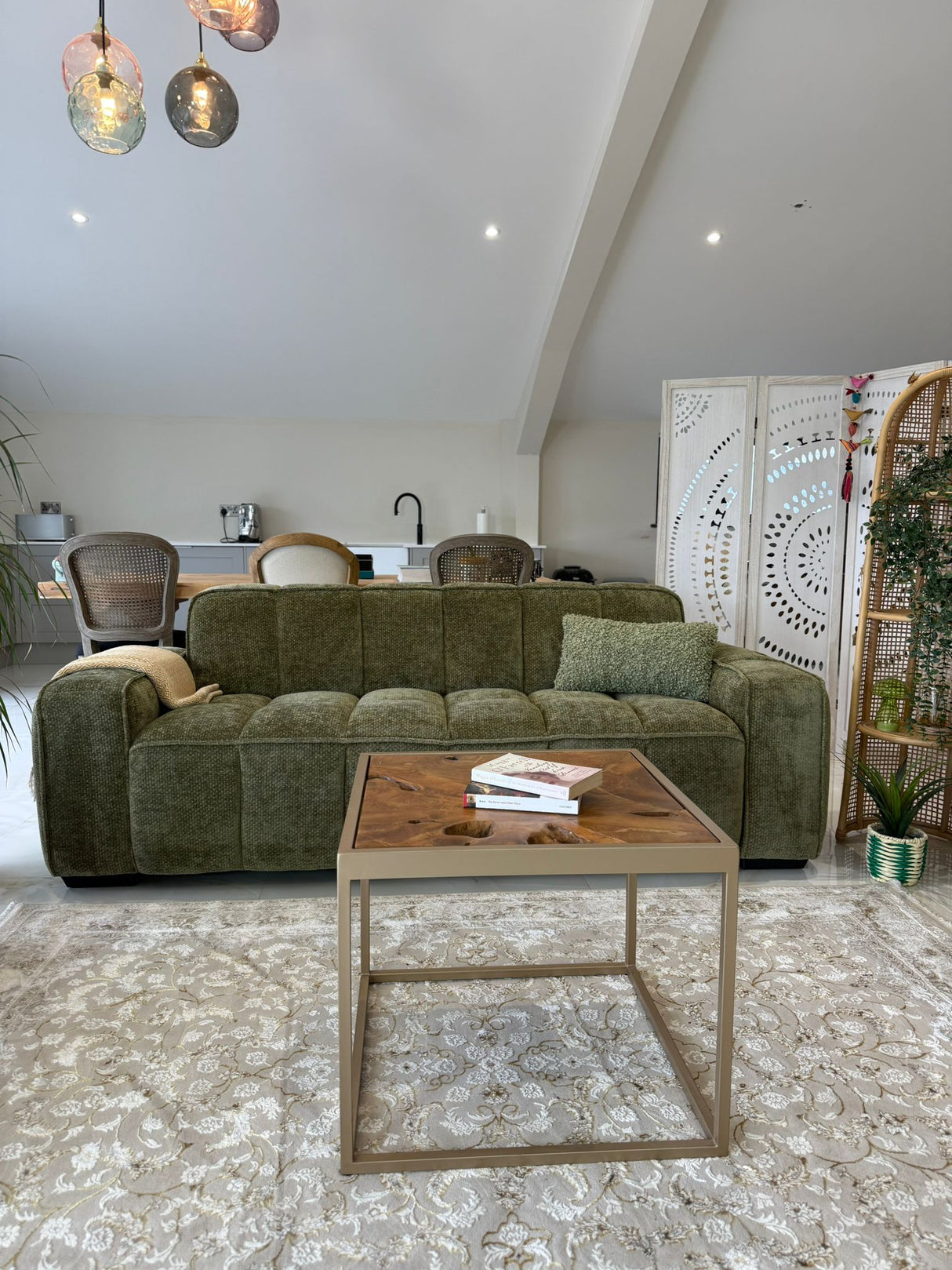 Monaco Cloud 3 Seat Sofa (Available in Beige, Grey or Olive)
