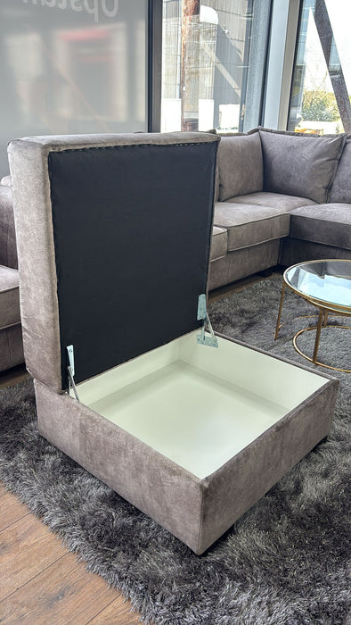 Venus Sofa (Available in Ashley Velvet Silver, Charcoal or Brown)
