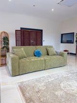 Brookie 3 Seat Electric Cinema Sofa Bed (Available in Olive, Beige or Grey)