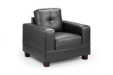 Alba Sofa (Available in PU Leather Black, PU Leather Brown, PU Leather Grey or Linen Grey)