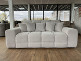 Dubai 3 Seat Sofa (Available in Aston Linen Charcoal or Natural)