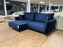 Valencia Corner Sofa Bed with Storage (Available in Navy, Teal, Silver or Mocha)
