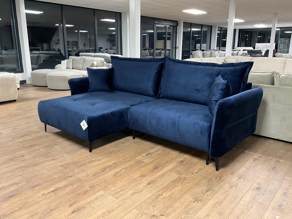 Valencia Corner Sofa Bed with Storage (Available in Navy, Teal, Silver or Mocha)