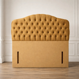 Curved Chesterfield Floor Standing Headboard