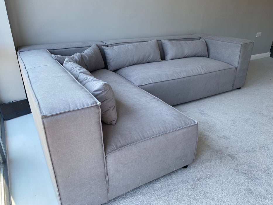 Munich Corner Sofa (Available in Beige or Light Grey Linen)