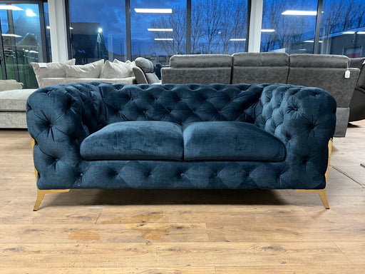 Richmond Sofa (Available in Plush Velvet Blue or Grey)