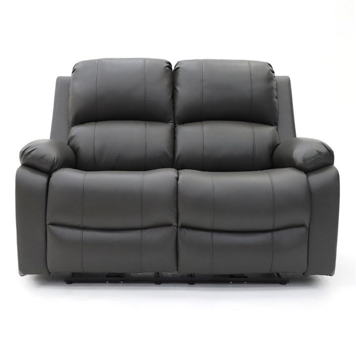 Vienna Electric Recliner Sofa (Available in Grey Fabric, Black Leather or Grey Leather)