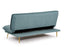 Ankara Clic Clac Sofa Bed (Available in Plush Velvet Mocha, Duck Egg, Blue or Grey)