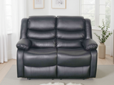 Lincoln 3 and 2 Seat Bundle Deal Manual Recliner Sofa (Available in PU Black or PU Brown)