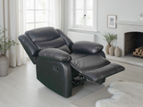 Lincoln Armchair Manual Recliner Sofa (Available in PU Black or PU Brown) (Copy)