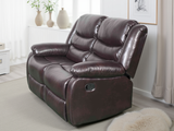 Lincoln 3 and 2 Seat Bundle Deal Manual Recliner Sofa (Available in PU Black or PU Brown)