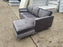 Ikon Chaise Corner Sofa (Available in Plush Velvet Charcoal, Plush Velvet Green, Plush Velvet Black or Grey Linen)