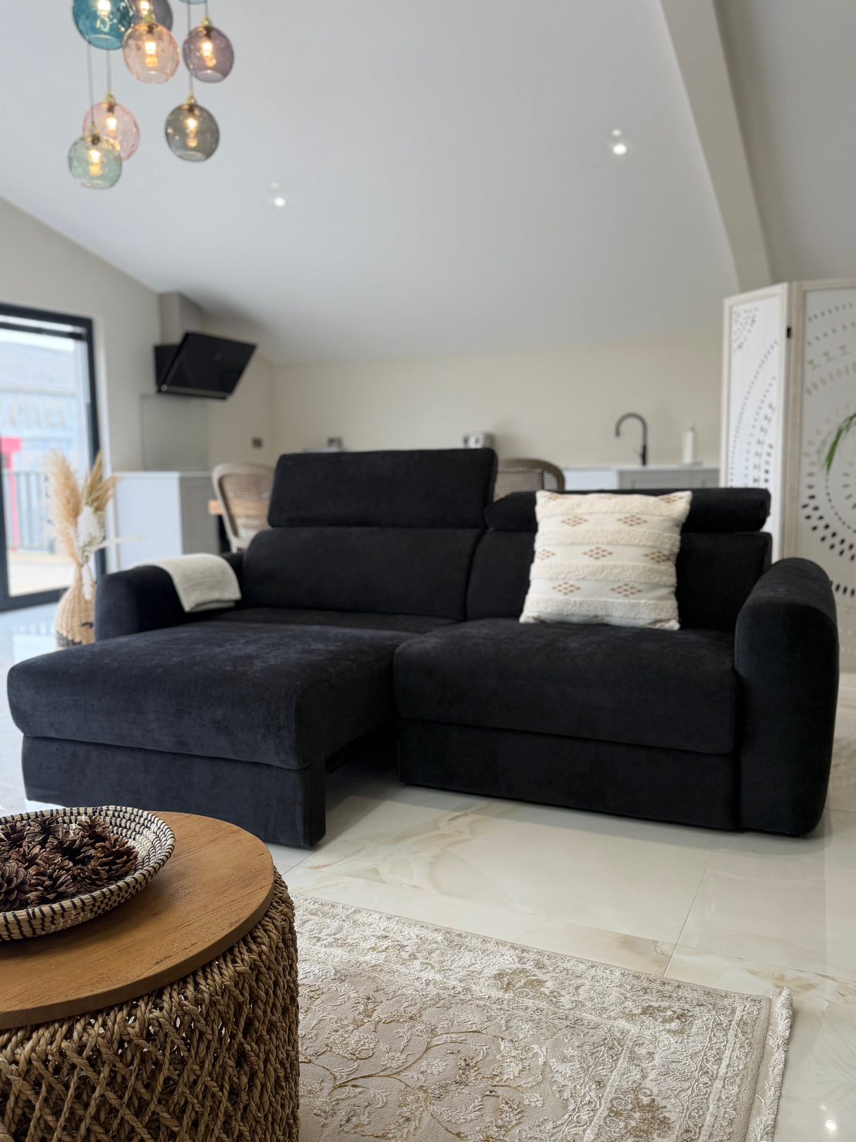 Henley 3 Seat Electric Cinema Sofa (Available in Black, Green, Beige or Grey)
