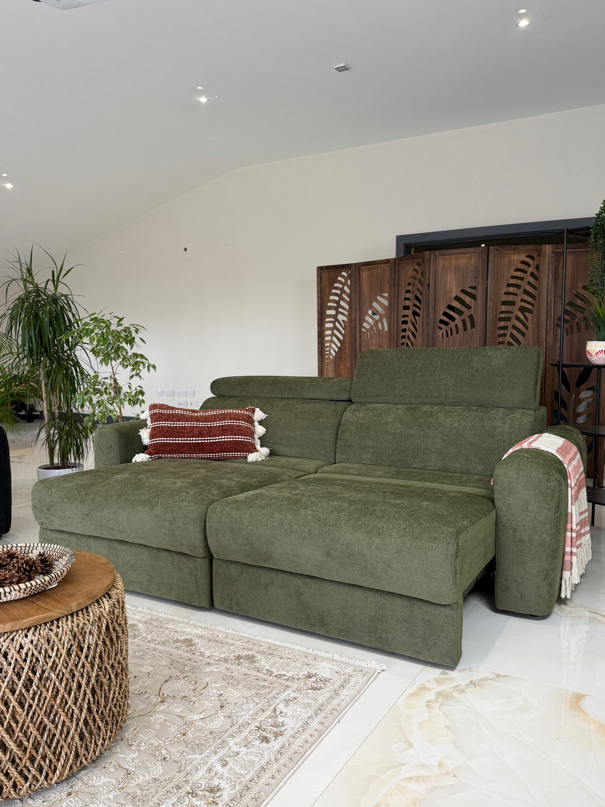 Henley 3 Seat Electric Cinema Sofa (Available in Black, Green, Beige or Grey)