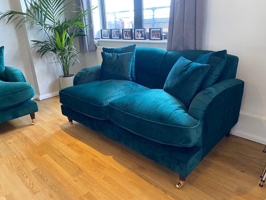 Jasper plush store velvet sofa