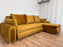 Burton Corner Storage Sofa Bed (available in Plush Velvet Blue, Green, Black, Silver, Mocha or Mustard).