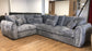 Bishop Corner Sofa (available in velvet mocha or grey)