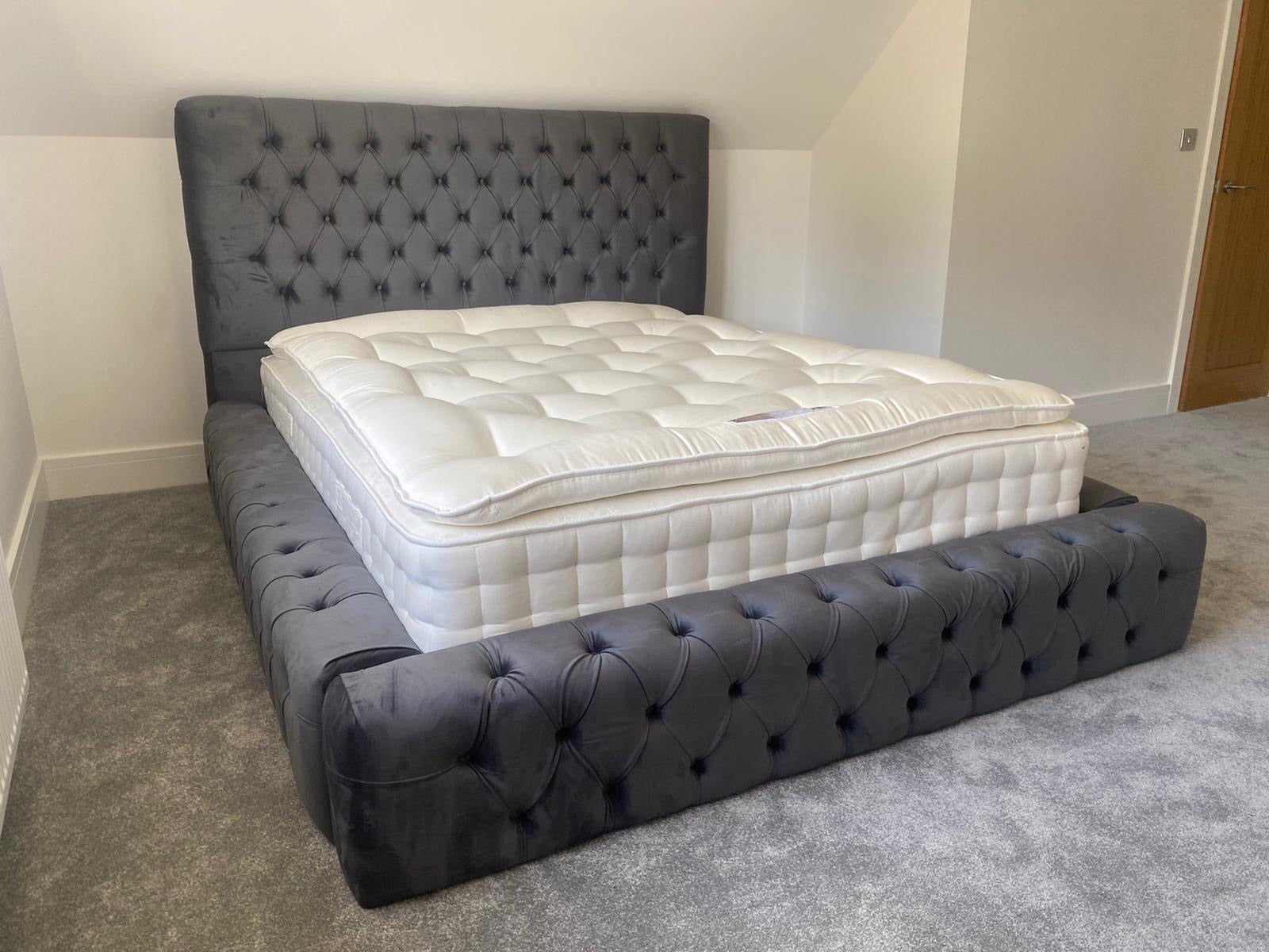 Signature Bed (Available with or without storage options and in a range of fabric options)