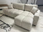 Lenny Corner Storage Sofa Bed (Available in Velvet Natural or Grey)