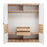 208cm Texas Bi-Fold Door Wardrobe