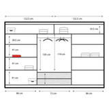 250cm Montana Sliding Door Wardrobe
