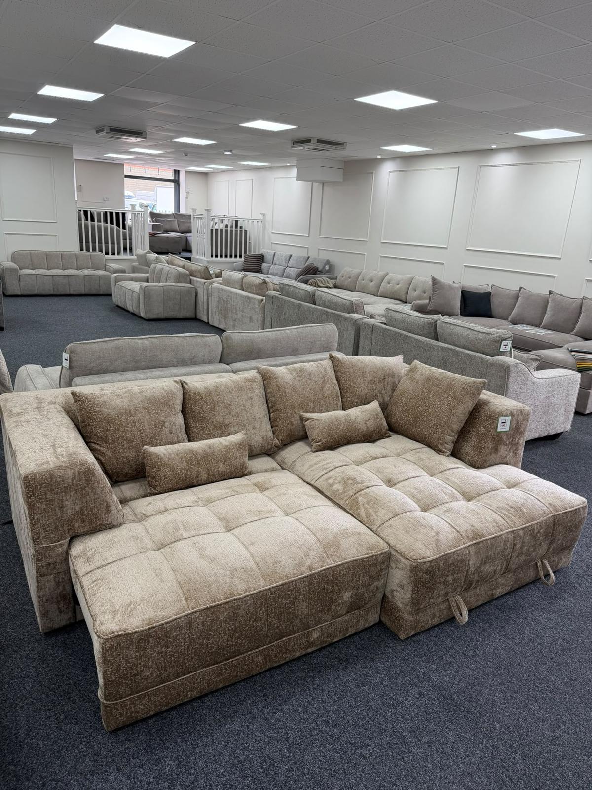 Kensington Corner Storage Electric Sofa Bed