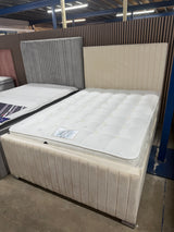 Maya Bed with Storage (Available in Plush Velvet Cream)