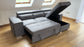 Ariana Corner Storage Sofa Bed with x2 Stools