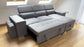 Ariana Corner Storage Sofa Bed with x2 Stools