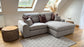 Benji Corner Sofa/Sofa Bed (Available in Linen Charcoal, Light Grey or Biscuit)