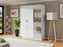 150cm Alaska Hinged Door Wardrobe in White