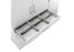 150cm Alaska Hinged Door Wardrobe in White