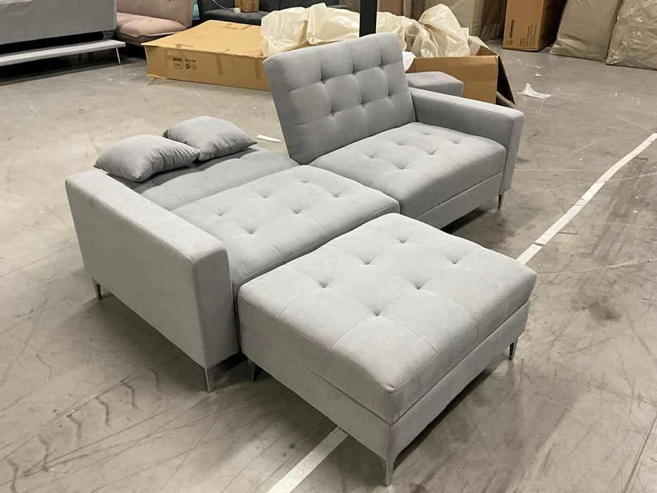 Tango 3 Seat Clic-Clac with matching footstool