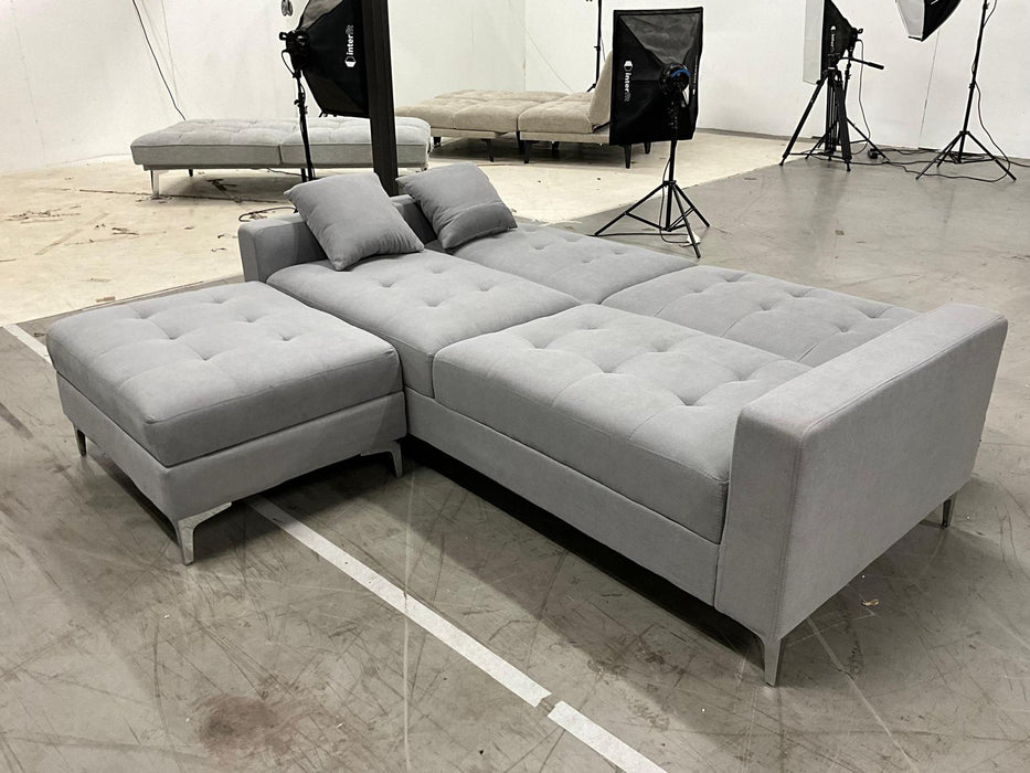 Tango 3 Seat Clic-Clac with matching footstool