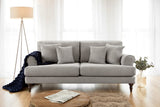 Caprice Sofa 3 and 2 Seat Sofa Bundle Deal (Available in Linen Beige or Grey)