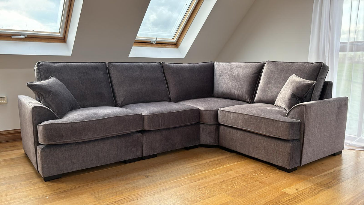 Penge Corner Sofa (Available in Linen Cream or Grey)