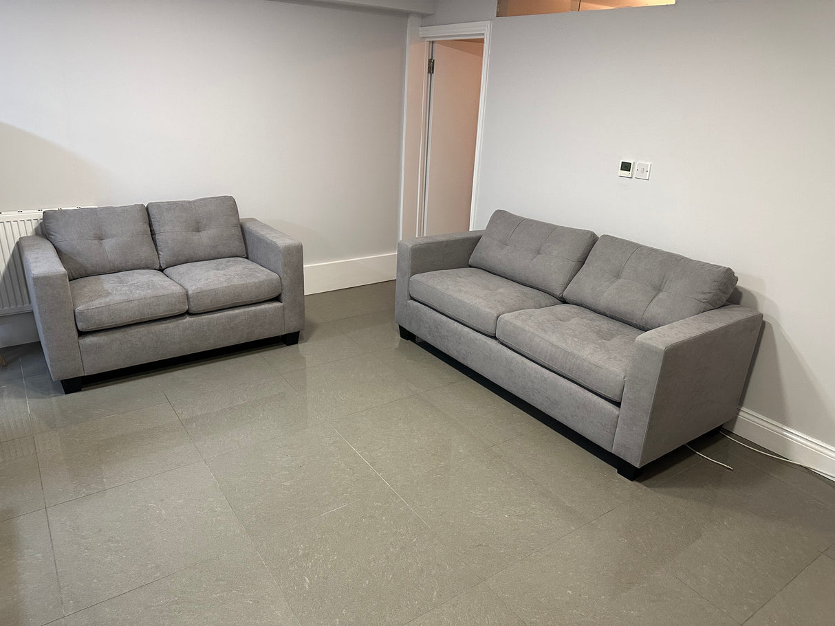 Alba Sofa (Available in PU Leather Black, PU Leather Brown, PU Leather Grey or Linen Grey)