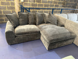 Winnie Chaise Sofa (Available in Soft Chenille Teal, Navy or Grey)