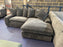 Winnie Chaise Sofa (Available in Soft Chenille Teal, Navy, Grey or Stone)