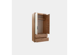 103cm Missouri Door Wardrobe with Drawers (Available in Artisan Oak or White)