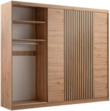 250cm Missouri Door Wardrobe with Drawers (Available in Artisan Oak or White/Oak)