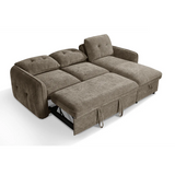 Samara Corner Sofa Bed with Storage (Available in Chenille Grey, Brown, Beige or Green)