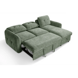 Samara Corner Sofa Bed with Storage (Available in Chenille Grey, Brown, Beige or Green)
